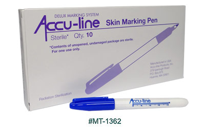 Aspen Writesite® Plus Jr. Skin Marker, Non-Sterile, 100/bx