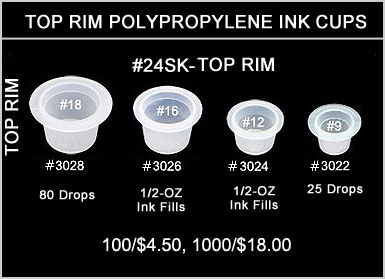 Tattoo Ink Cups 200PCS 17mm Big Tattoo Pigment Cups  Ubuy India